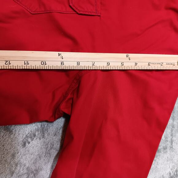 IZOD Men's‎ Button-Down Long Sleeve Casual Shirt Size XLarge Red - Picture 10 of 14